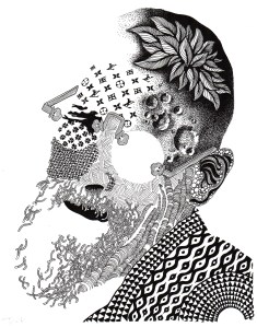 old man3 - pen and ink