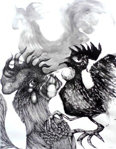 Patty's Three Roosters