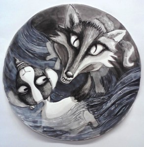 Pen and Ink Illustr with washes